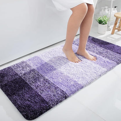 OLANLY Bathroom Runner Rugs 47x24, Extra Soft Absorbent Microfiber Bath Rugs by OLANLY