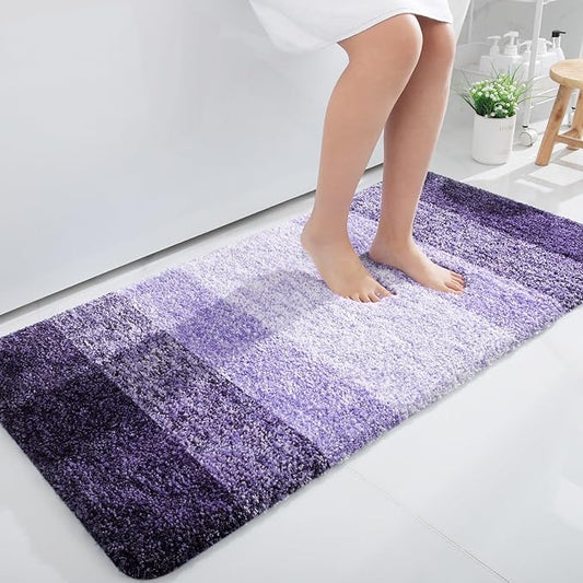 OLANLY Bathroom Runner Rugs 44x24, Extra Soft Absorbent Microfiber Bath Rugs by OLANLY