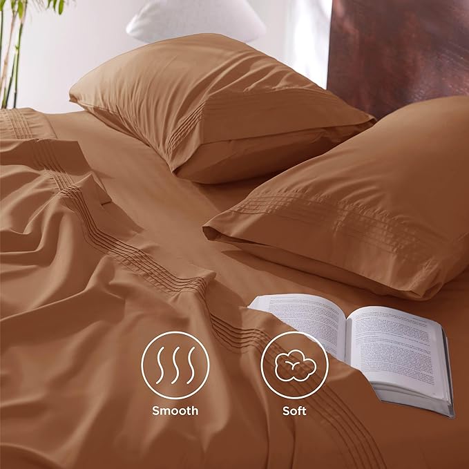 Bedsure Deep Pocket King Sheet Set - Image 6