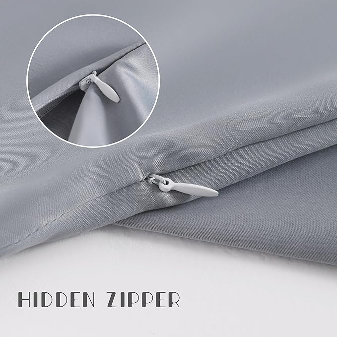 NTBAY Zippered Silk Satin Toddler Pillowcases - Image 3