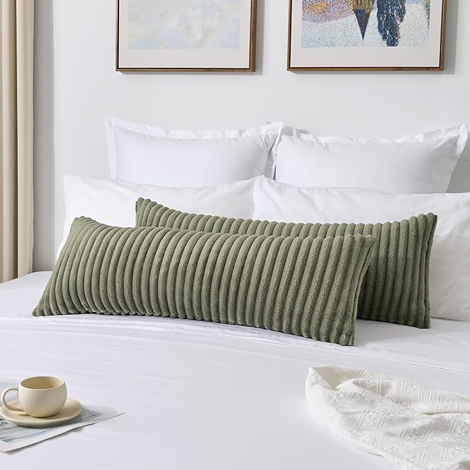 Kevin Textile Soft Plush 14x36 Inch Long Lumbar Pillow Cover 1 Pack, Luxury - Image 6