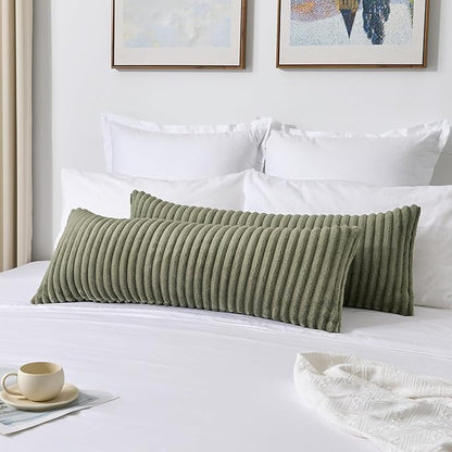 Kevin Textile Soft Plush 14x36 Inch Long Lumbar Pillow Cover 1 Pack, Luxury - Image 6