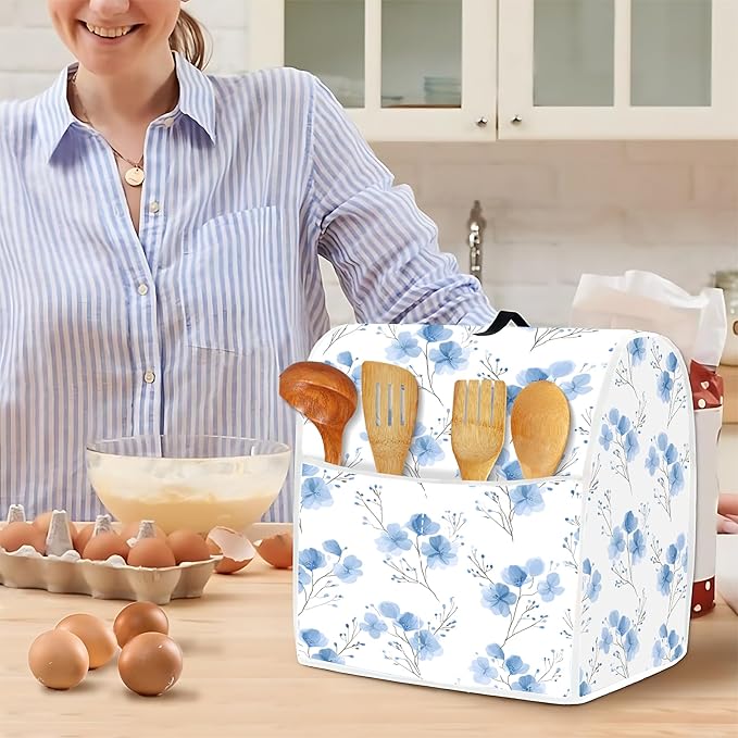 Mixer Dust Cover for 6-8 Qt Stand Mixer, Cloth Cover - Image 4