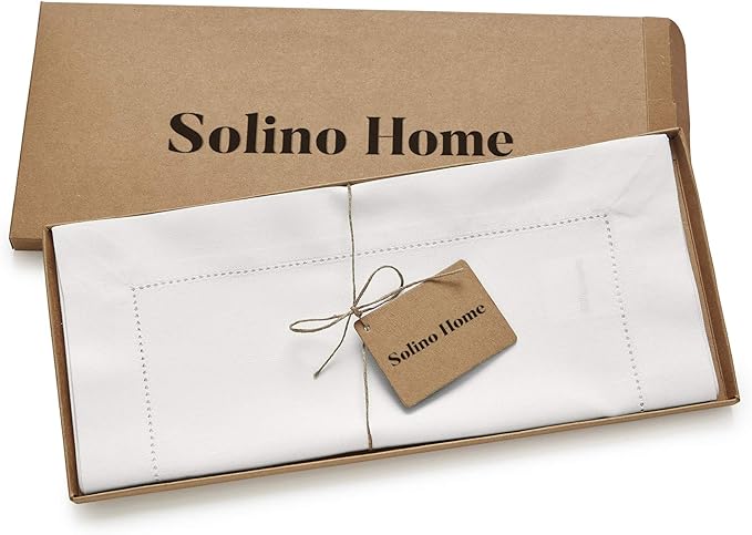 Solino Home White Table Runner 156 Inches Long - Image 6
