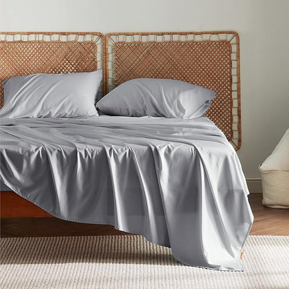 Bedsure California King Sheet Sets, Cooling Sheets, Rayon Derived from Bamboo - Image 2