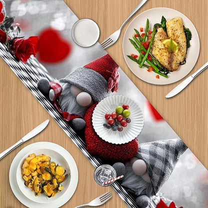 Christmas Table Runner with Santa Claus, 13x72 Inch, - Image 8