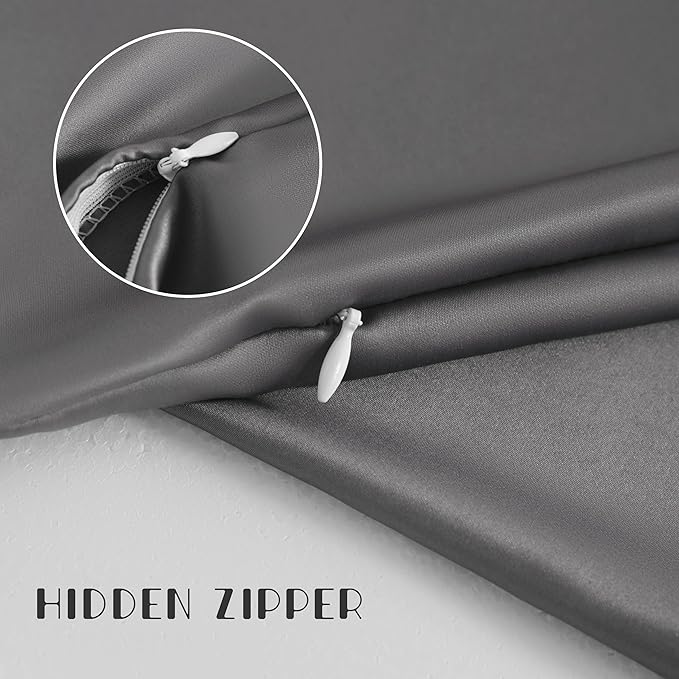 NTBAY Zippered Silk Satin Toddler Pillowcases - Image 3