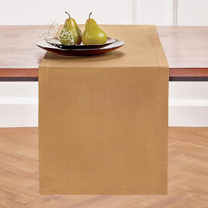 Solino Home Linen Table Runner 108 Inches Long - Image 2