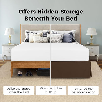 Utopia Bedding Queen Bed Skirt - Image 3