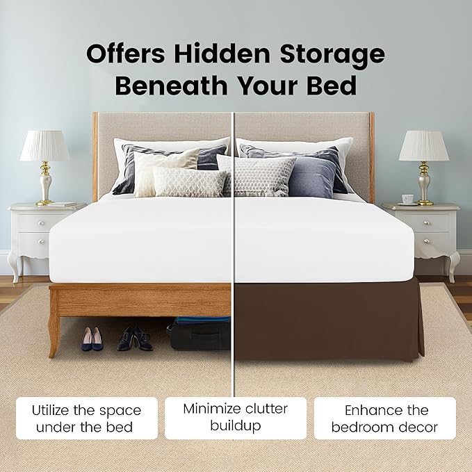 Utopia Bedding Twin Bed Skirt - Image 3