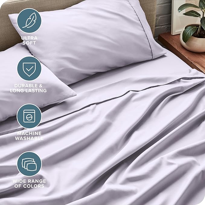 Bare Home Split Head Flex King Sheet Set - Image 5