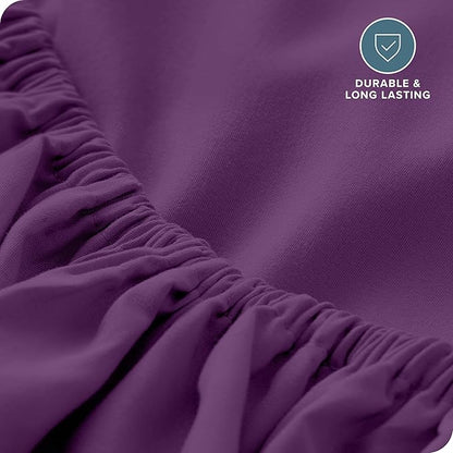 Bare Home Fitted Bottom Sheet Queen Size - Image 5