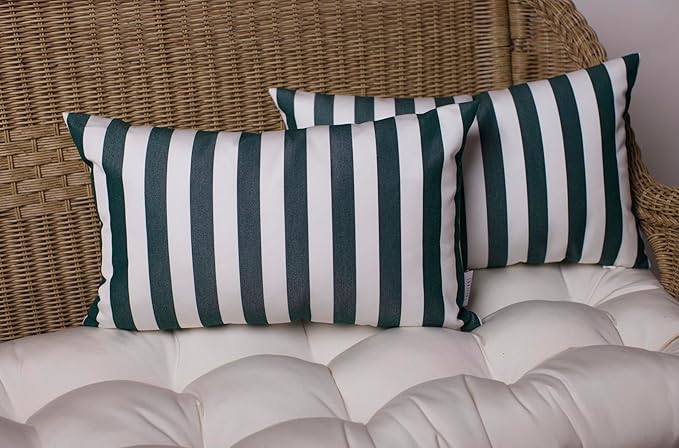 RSH DECOR Indoor Outdoor Sunbrella Throw Pillow Set of 4 – 2 & 2 | Fade & Water - Image 4