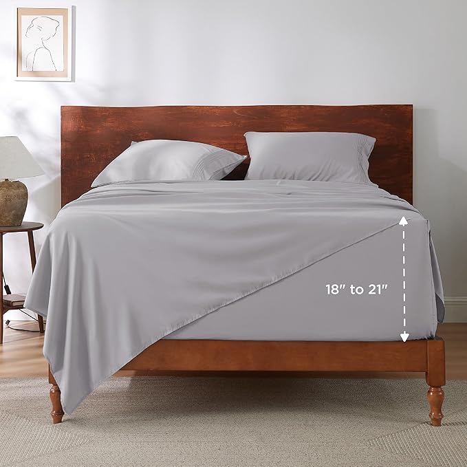 Bedsure Deep Pocket King Sheet Set - Image 8