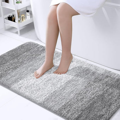 OLANLY Bathroom Runner Rugs 47x24, Extra Soft Absorbent Microfiber Bath Rugs by OLANLY