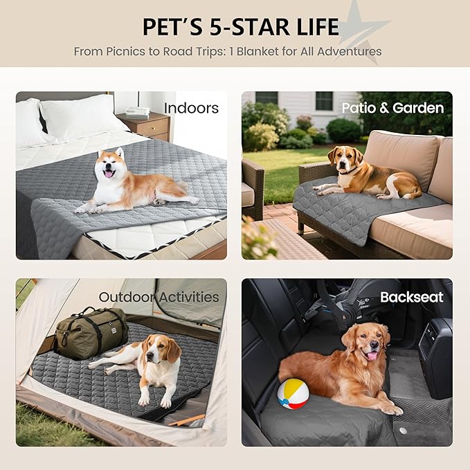 gogobunny 3X Stronger Waterproof Pet Blanket, Scratch Proof Furniture Protector - Image 2