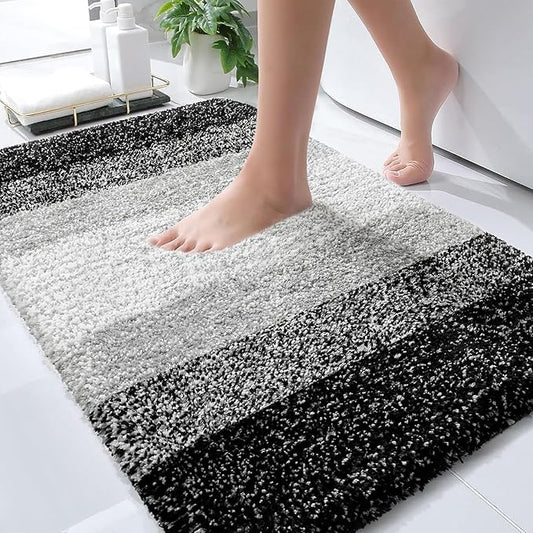 OLANLY Bathroom Rugs Mat 34x21, Extra Soft Absorbent Microfiber Bath Rugs by OLANLY