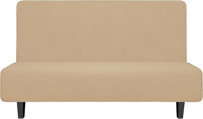 Easy-Going Stretch Futon Slipcover Armless Futon Bed Cover Furniture Protector by Easy-Going