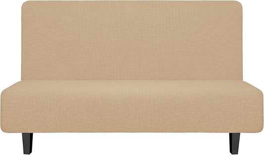 Easy-Going Stretch Futon Slipcover Armless Futon Bed Cover Furniture Protector by Easy-Going