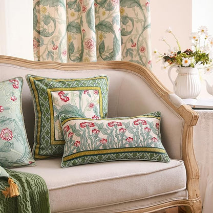 patdrea Designer Pack of 2 Square Throw Pillow Covers, French Vintage Rustic - Image 9