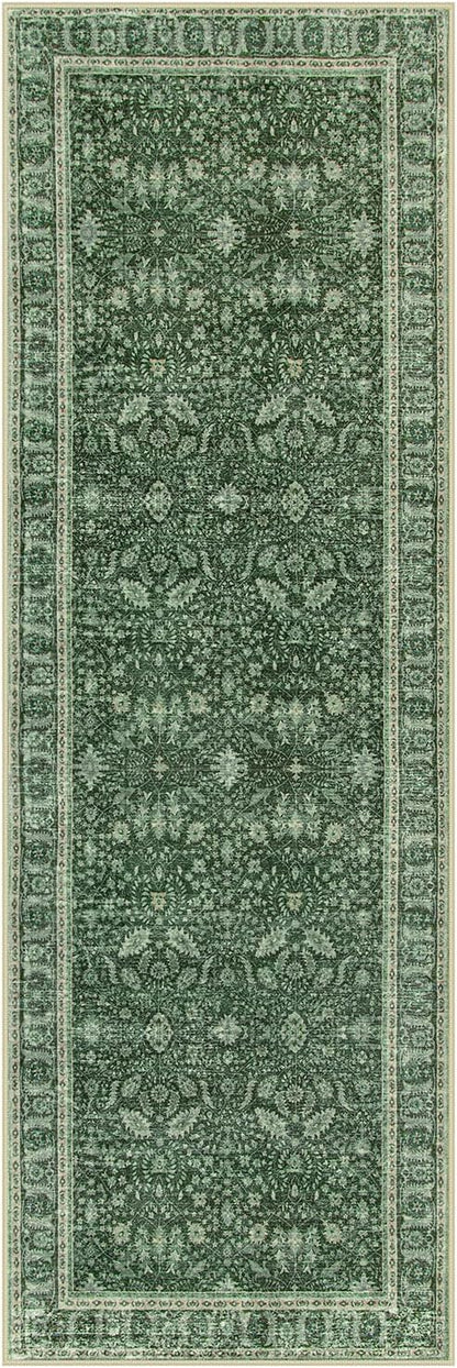 Lahome Vintage 2x6 Green Washable Kitchen Runner Rug, Soft Rug Runners - Image 8