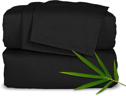 Pure Bamboo Twin Sheets, Genuine 100% Organic Viscose Derived from Bamboo Bed by PureBamboo
