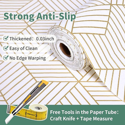 Shelf Liners for Kitchen Cabinets 17.3in x 49.21FT, Non Adhesive Cabinet Liner - Image 5