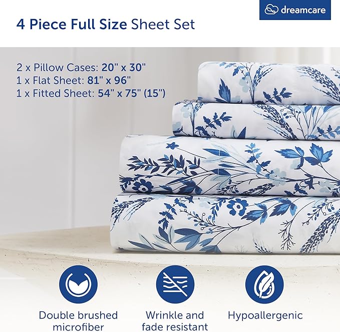 DREAMCARE Full Size Bed Sheets - Image 3