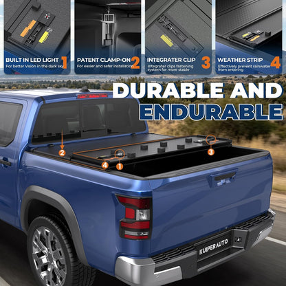 kuiperauto 5.6ft aluminum tri hard compatible for nissan, side view