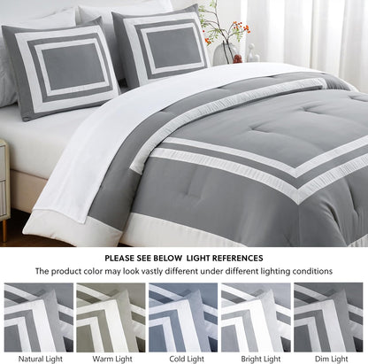 chezmoi collection wyatt 7-piece king bed in a showing dimensions