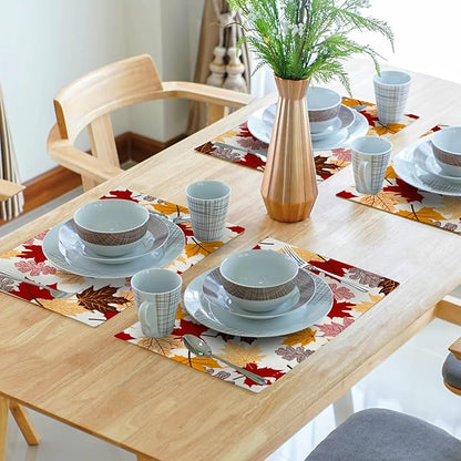 Giwawa Maple Leaf Placemats Set of 4 - Image 7