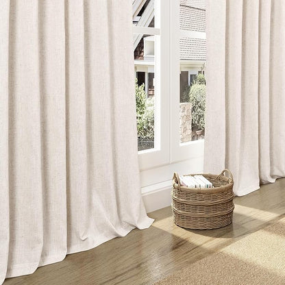 Beige Linen Curtains 84 Inches Long - Image 6