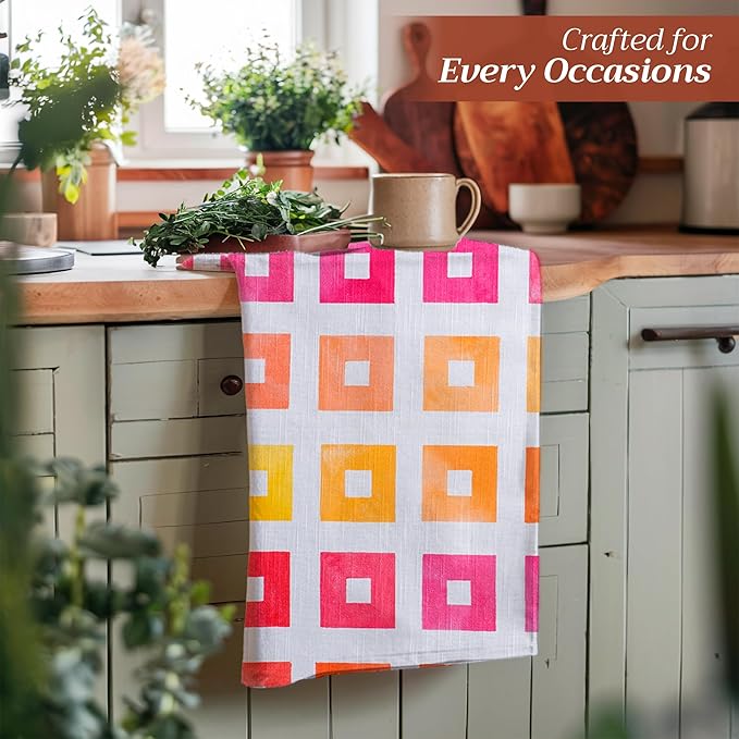 Maison d' Hermine Kitchen Towels Set of 3 100% Cotton 27.50" x 20" Reusable - Image 6