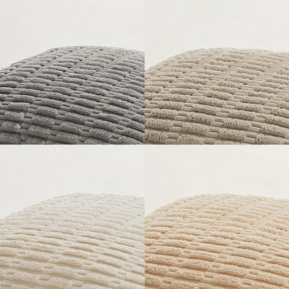 Fancy Homi 4 Packs Neutral Long Lumbar Decorative Throw Pillow Covers 16x24 Inch - Image 5