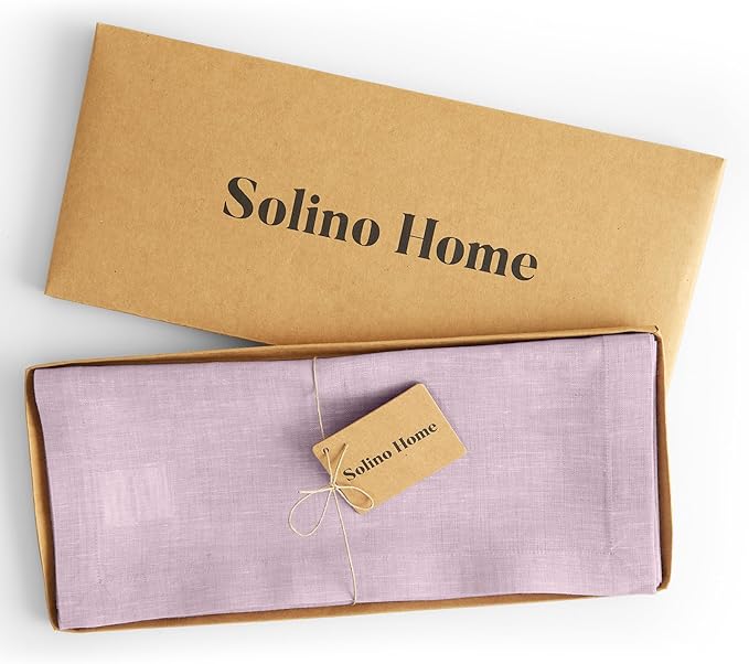 Solino Home Linen Table Runner 72 Inches Long - Image 5