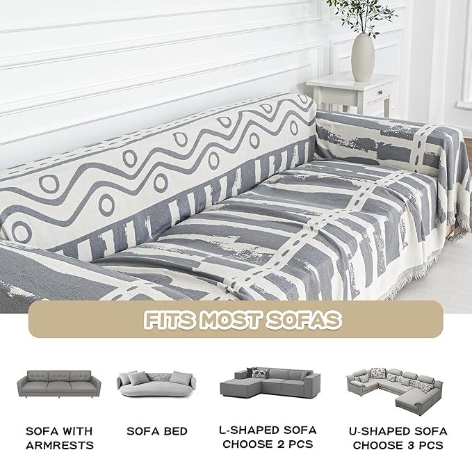 MEETSKY Couch Cover Sofa Slipcover Couch Protector Covers - Image 8