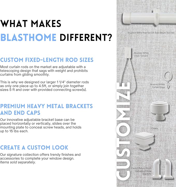 BlastHome® Luxury Curtain Rings – Premium Metal - Image 3
