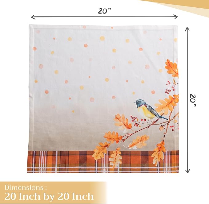 Maison d' Hermine Cloth Napkins Set of 4 100% Cotton - Image 4