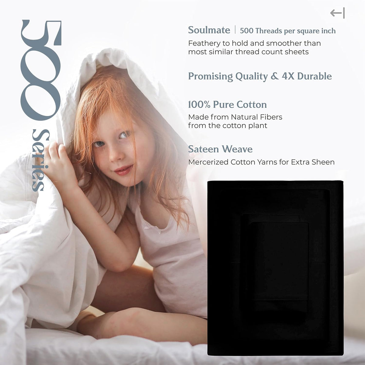 mayfair linen sheets 100% egyptian cotton king size on a desk or shelf