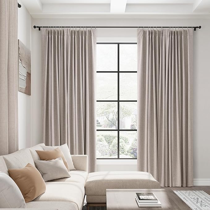 Brownish Grey Blackout Curtains 96 Inches Long - Image 6
