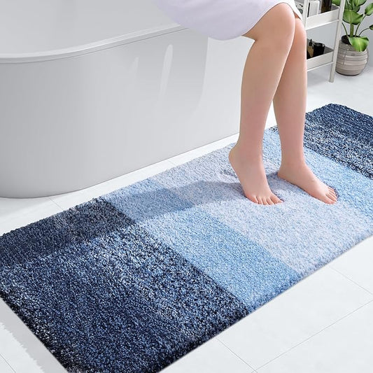 OLANLY Bathroom Runner Rugs 54x24, Extra Soft Absorbent Microfiber Bath Rugs by OLANLY
