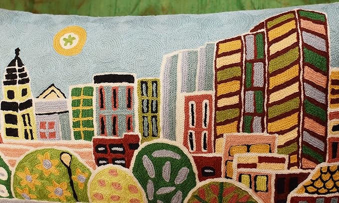 Boston Pillow Cover | Karla Gerard Kennedy Greenway | Boston City Pillowcase | - Image 9