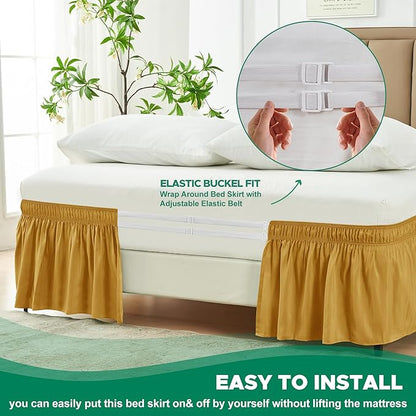 Biscaynebay Wrap Around Bed Skirts - Image 4