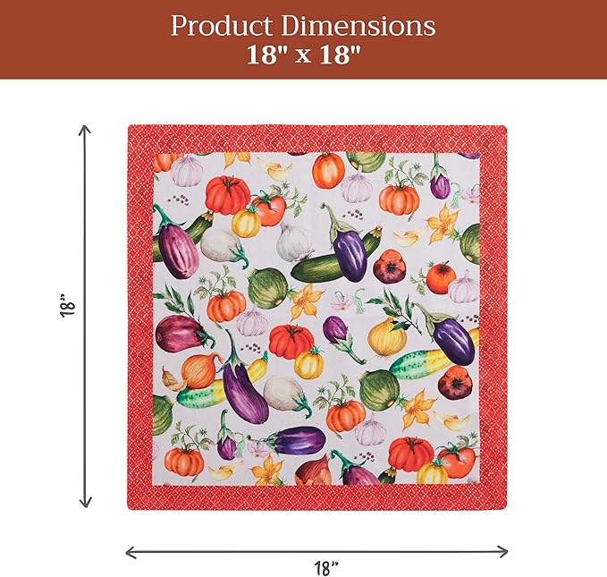Maison d' Hermine Cloth Napkins Set of 4 100% Cotton Soft & Durable Everyday - Image 7