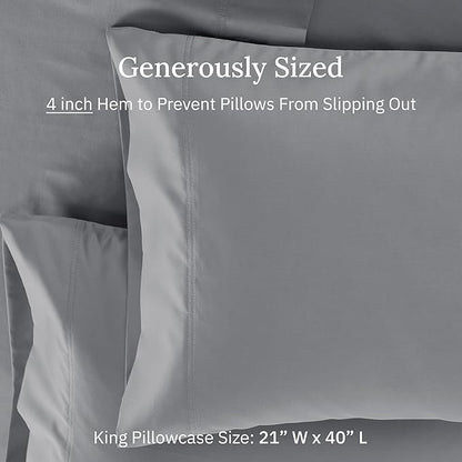 Luxuriously Soft Hotel Quality 6 Thread Count, 1% Cotton Set of 2 Cases - Image 5