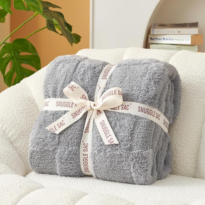 Snuggle Sac Faux Fur Throw Blanket - Image 3