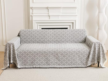 AIVIA Couch Cover Sheet Blanket, Oversized Reversible Covers by AIVIAChairCouchSofaCoverThrowBlanket