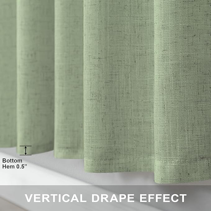 Sage Green Curtains 38 Inch Width - Image 7