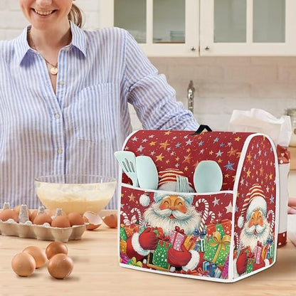 Christmas Stand Mixer Cover Dust Cover Santa Claus Red Stand Mixer Covers - Image 2