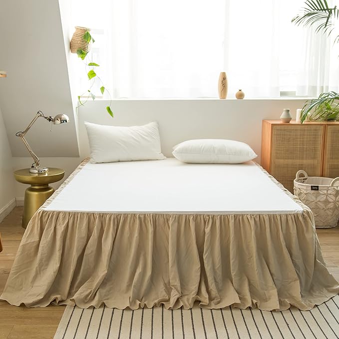 BISELINA French Linen Bed Skirt - Image 5